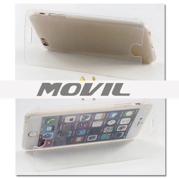 NP-2055 TPU Touch pantalla Flip Funda para Apple iPhone 6 Plus-4